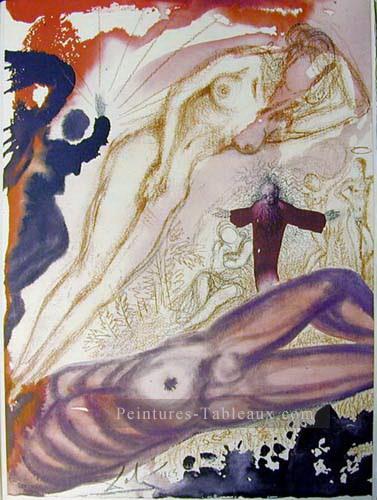 ミュリエとその後のヴィリ サルバドール・ダリ油絵
